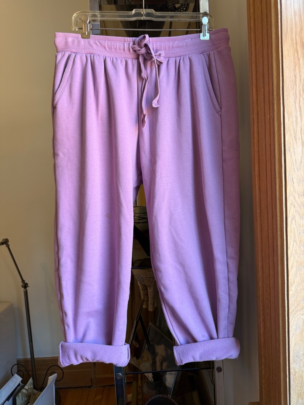 Splendid Lavender Drawstring Jogger Pants